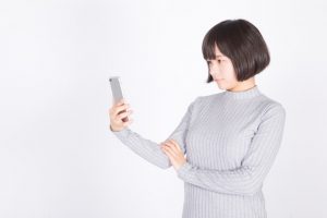 チャットレディはお客様の情報を確認する